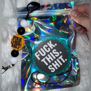 New Baccarat Rouge scented custom freshie with hanger